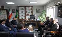 دیداردکتربازداررئیس سازمان جهادکشاورزی البرزبادکترقاسمی معاونت سازمان تات ورئیس موسسه آموزش وترویج کشاورزی چهارشنبه مورخ 1403/3/16