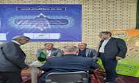 برپایی میزخدمت به مناسبت هفته جهادکشاورزی در محل مصلی نمازجمعه شهرستان فردیس جمعه مورخ 1403/3/25