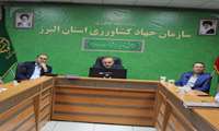 جلسه وبیناری قرارگاه امنیت غذایی به ریاست دکتر بازداررئیس سازمان جهاد کشاورزی البرز برگزار شد.