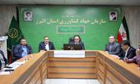 جلسه تبیین الگوی کشت محصولات زراعی وبرنامه کشت محصولات پاییزه سال زراعی 1404-1403برگزارگردید یکشنبه مورخ1403/7/1