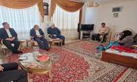 دیدار رئیس سازمان جهاد کشاورزی البرز با خانواده جهادگر جانباز مرحوم مهدی موذن 