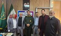 معارفه فرمانده جدید پایگاه بسیج شهدای جهاد کشاورزی شهرستان فردیس