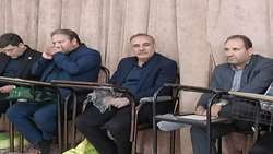 حضوردکتربازدار رئیس سازمان جهادکشاورزی،نماینده ولی فقیه در سازمان وجمعی از همکاران در مراسم بزرگداشت چهلمین روز شهدای خدمت در مصلی بزرگ کرج پنج شنبه مورخ 1403/4/7