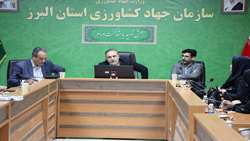 نشست هم اندیشی تشکلهای روستایی وکشاورزی باحضور دکتر بازدار رئیس سازمان جهادکشاورزی البرز برگزار گردید.سه شنبه مورخ 1403/7/10
