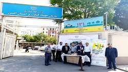 برگزاری ایستگاه صلواتی به مناسبت آغاز هفته جهاد کشاورزی و عید بزرگ غدیر خم