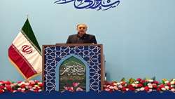 سخنرانی عبدالرضا بازدار ریاست سازمان جهادکشاورزی البرز به مناسبت هفته جهادکشاورزی بعنوان سخنران پیش از خطبه های نمازجمعه کرج