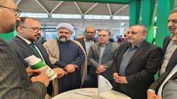 بازدید رئیس سازمان جهادکشاورزی استان البرز و مسئول حوزه نمایندگی ولی فقیه از هشتمین نمایشگاه بین المللی کشاورزی آیفارم