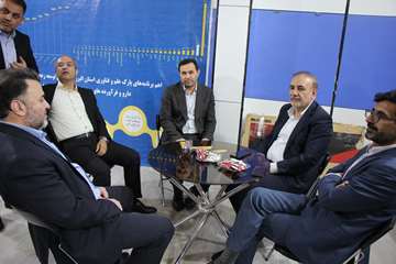 حضور رئیس سازمان جهادکشاورزی استان البرز جناب آقای دکتر بازدار در  ششمین نمایشگاه توانمندیهای صادراتی  جمهوری اسلامی در تهران