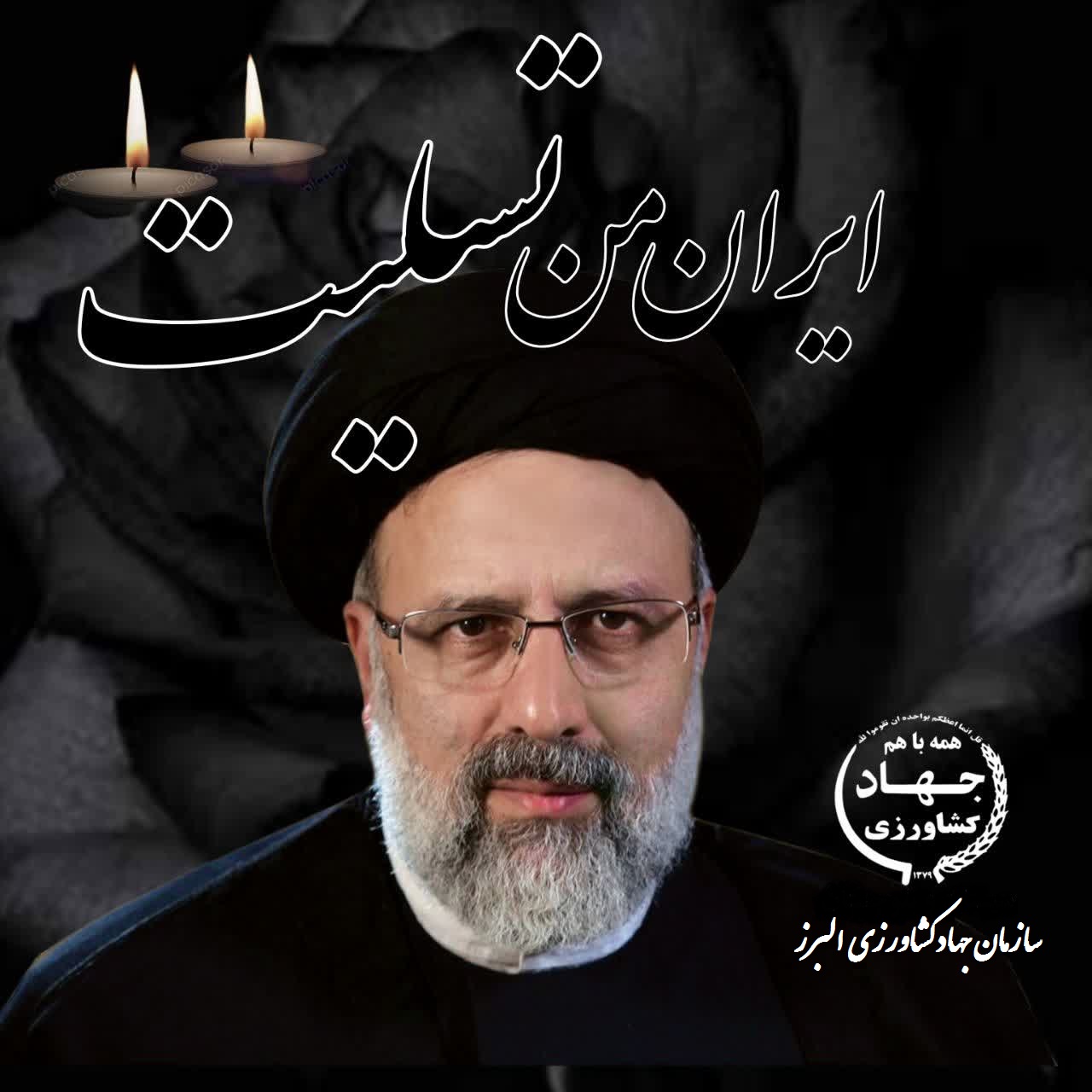انالله وانا الیه راجعون    رئیس جمهورمحبوب ملت درراه خدمت به مردم به شهادت رسید